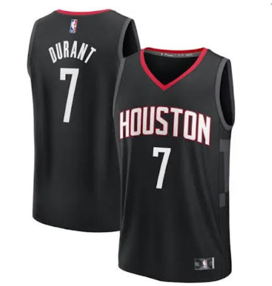 Men Houston Rockets #7 Kevin durant black NBA 2025 jersey